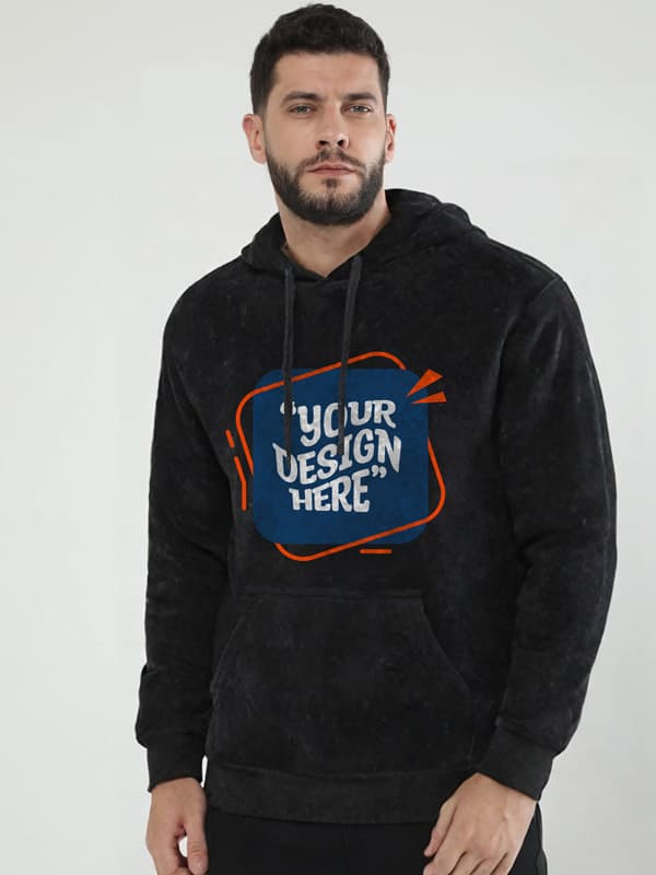 Rare Ember Unisex Acid Wash Hoodie