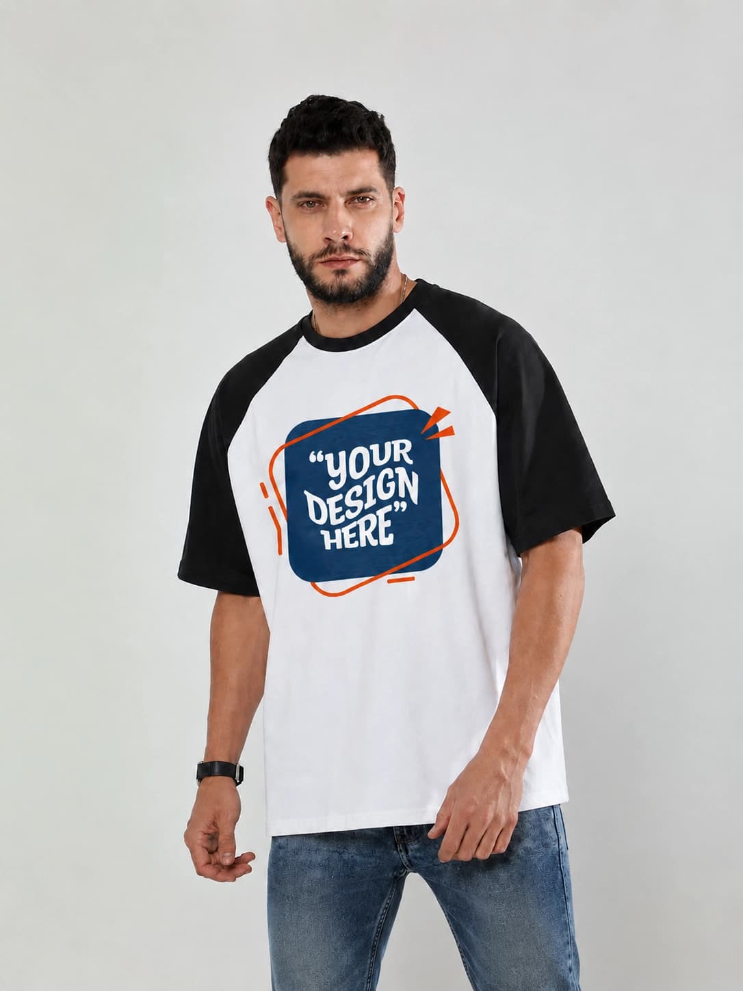 Rare Ember Oversized Raglan T-Shirt
