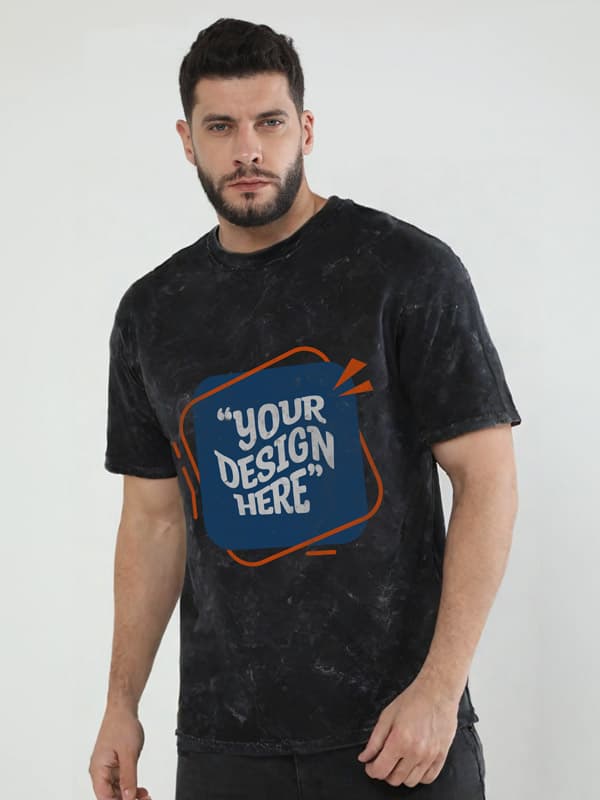 Rare Ember Unisex Acid Wash Oversized Tee